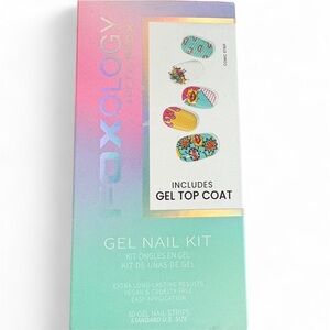 Foxology by Arctic Fox Gel Nail Kit with Gel Top Coat - Multicolor